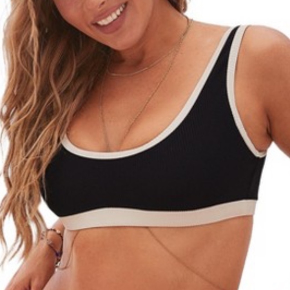 NWT Swimsuits For All Sporty Bikini Top (size S)